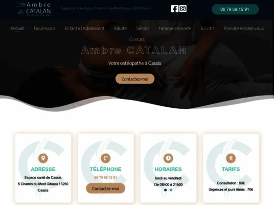 Trouver un ostéopathe pour femme enceinte à Cassis