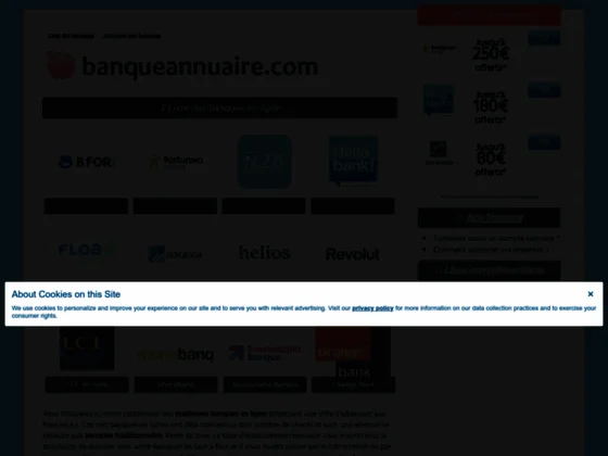 Comparatif des Banques