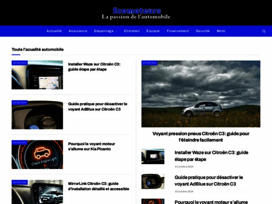 Ecomoteurs, guide automobile pour prendre les meilleures décisions