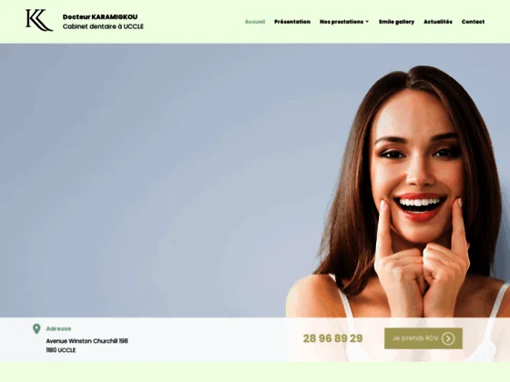 bénéficiez de soins dentaires à Uccle auprès de votre dentiste Dr KARAMIGKOU
