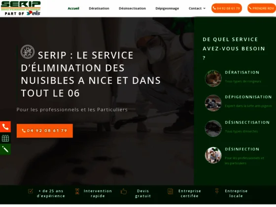 Entreprise de lutte contre les nuisibles