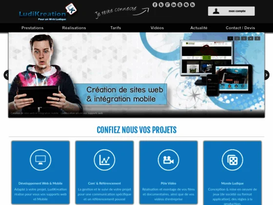 LudiKreation , création de sites web