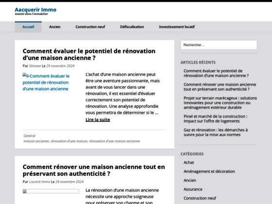 Aacquerir immo
