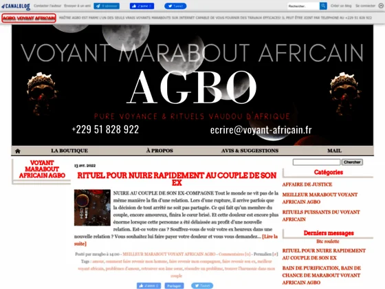 Voyant marabout africain agbo