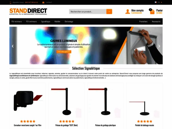 Stand-Direct, spécialiste de la PLV et de l'aménagement professionnel