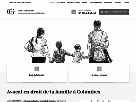 Me GRINSZTAJN avocat, vous apporte son assistance dans votre procédure de divorce à Colomb