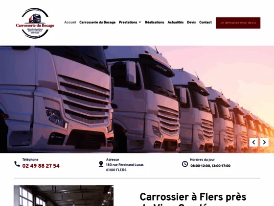 Bénéficiez du savoir-faire de votre carrossier à Flers pour la rénovation de votre camion