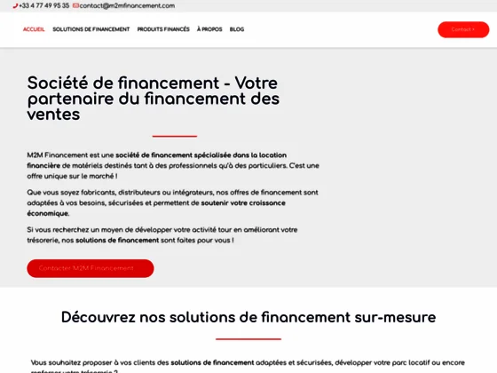 Location financière pour les entreprises