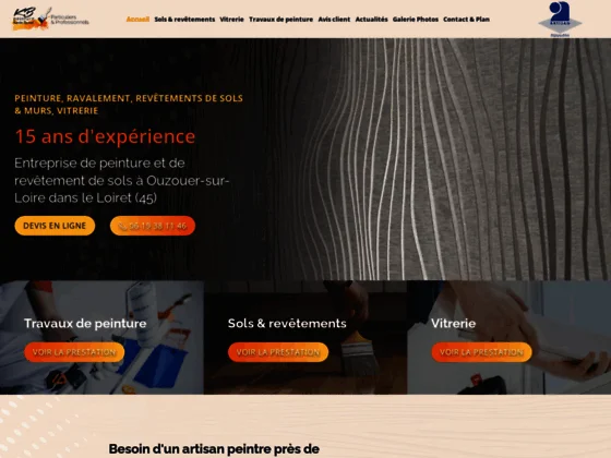 Artisan peintre et vitrier à Ouzouer-sur-Loire