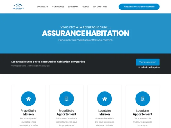 Comparatif assurances habitations