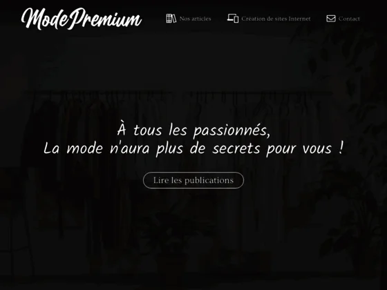 Actualité de la mode