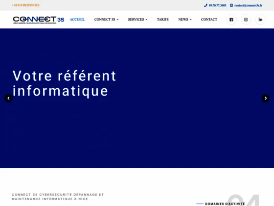 Connect 3S, service de qualité pour optimiser votre système informatique
