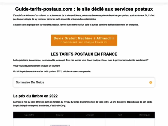 Comparatif des meilleurs services postaux