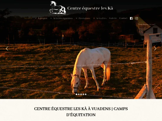 Les Kà, pension pour chevaux à Vuadens