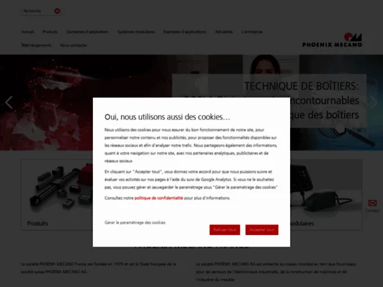 Vente de composantes électrotechniques