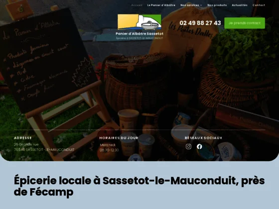 Les  produits locaux de qualité dans votre épicerie local à Sassetot-le-Mauconduit