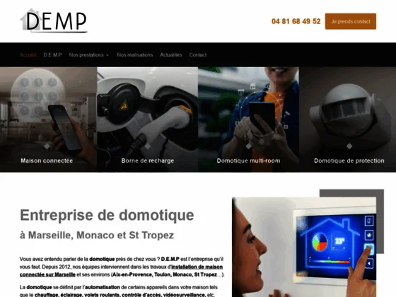 Protégez votre maison avec la domotique auprès de la société DEMP intervenant sur Marseill