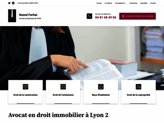 Avocat en droit immobilier à Lyon 2