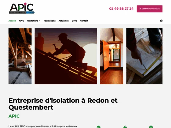 L’entreprise APIC à Redon se charge de l’isolation thermique de votre maison
