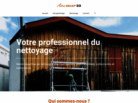 Aérodecap’33, entreprise de nettoyage en Gironde