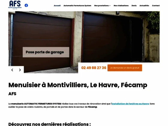 Pour vos travaux de menuiserie près de Fécamp, faites appel aux artisans d'AFS