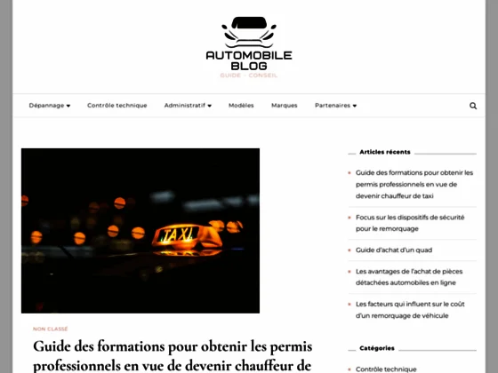 Automobile blog