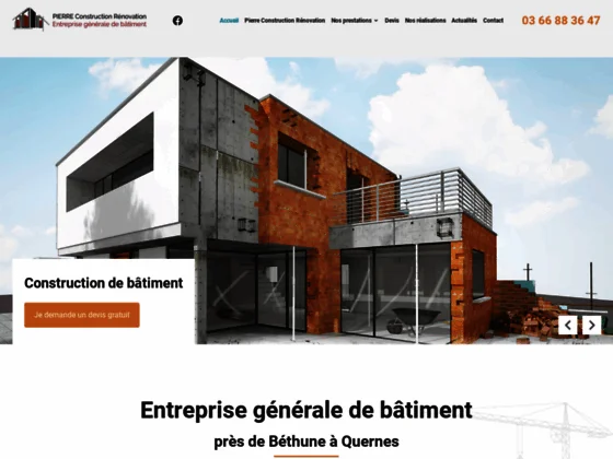 Entreprise générale de bâtiment près de Béthune à Quernes