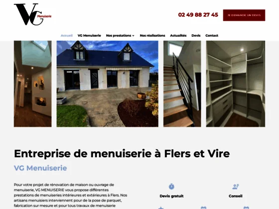 Pour vos travaux de rénovation en menuiserie à Flers, faites confiance à nos artisans menu