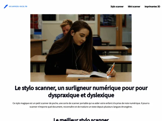 Scanner pour dyslexique