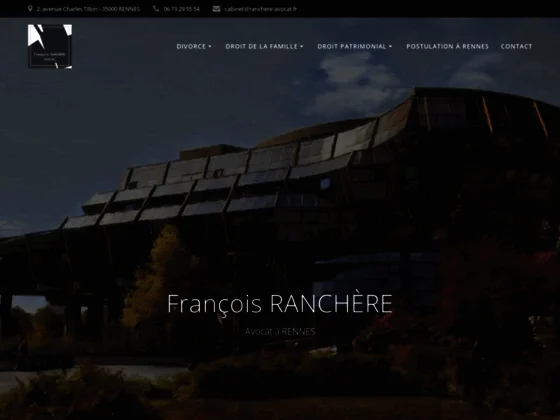 François Ranchère - avocat à RENNES