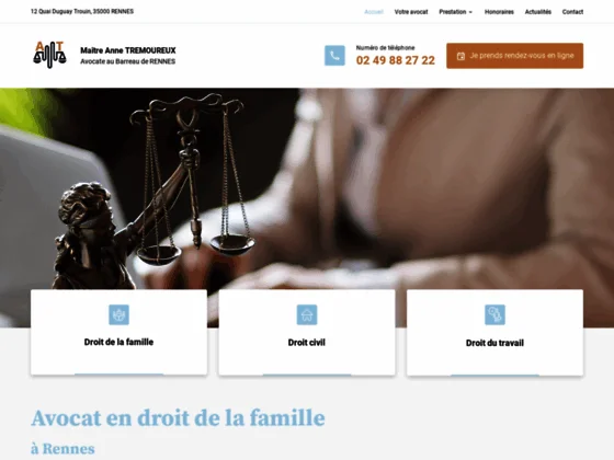 Faites appel à me TREMOUREUX, avocat en droit de la famille à Rennes