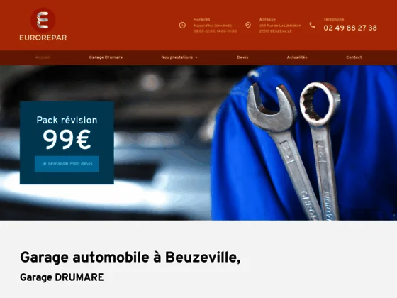 Ludovic DRUMARE s'occupe du changement de votre pare-brise dans son garage à Beuzeville