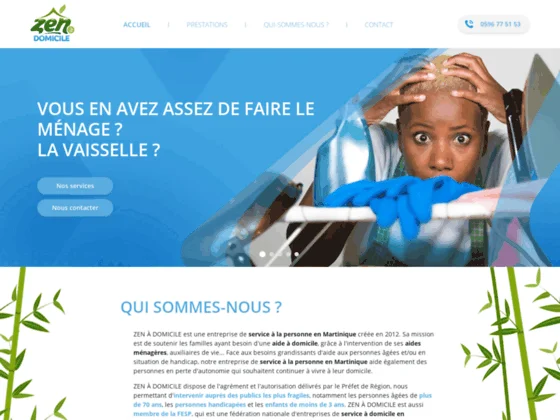 Aide à la personne Martinique - Zen à Domicile