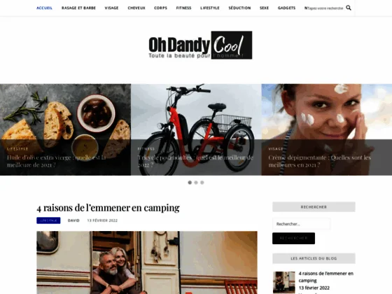 Visitez Oh Dandy Cool, le blog de la beauté pour homme