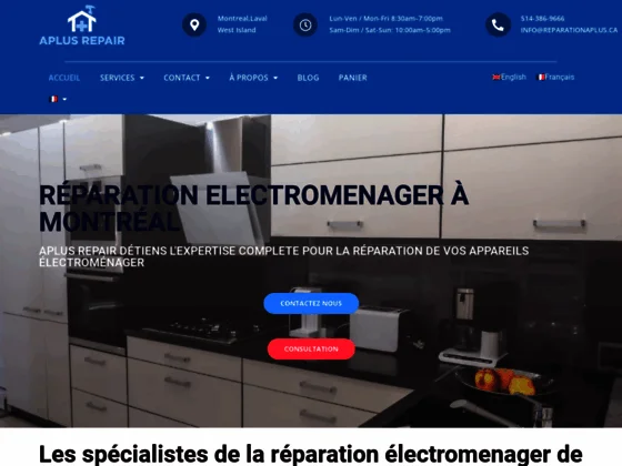 Aplus Repair : Spécialiste en réparation d’appareils électroménagers