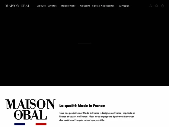 Maison Obal - articles textiles fabriqués en France