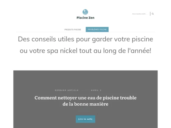piscine zen