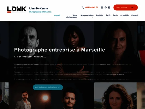 LDMK photographe à Marseille, vous propose la réalisation de portrait d'entreprise