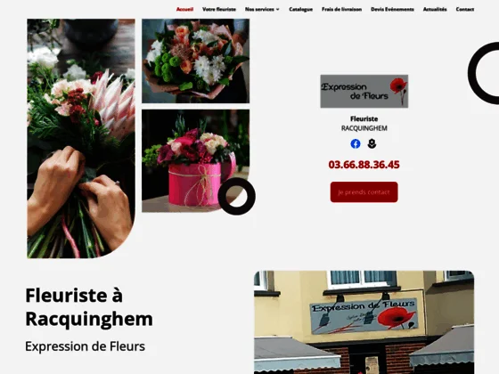 Découvrez les bouquets de fleurs créés par votre fleuriste situé à Racquinghem