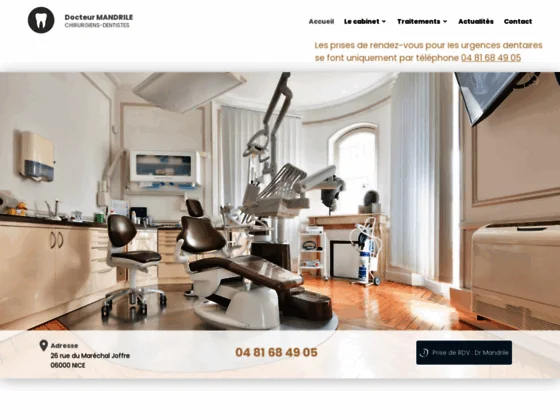 Les docteurs Mandrile et Carvalho réalisent des soins en dentisterie esthétique à Nice