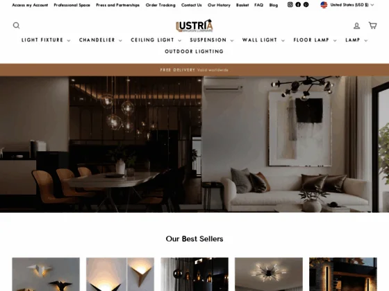 Magasin Luminaire Lustria