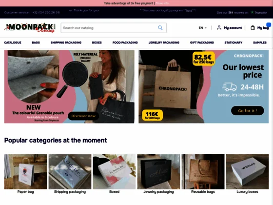 Chronopack : fournisseuse de packaging personnalisé