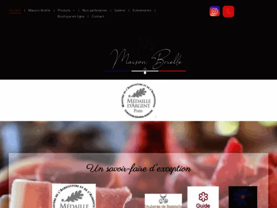Producteur de charcuterie à Brielles - MAISON BRIELLE