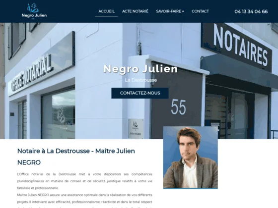 Maître Julien Negro, notaire en droit de la famille à La Destrousse