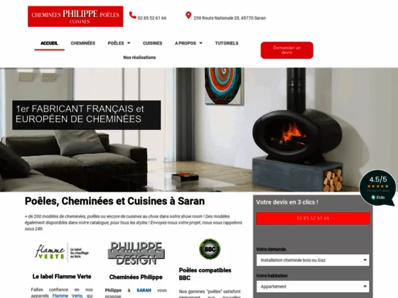Cheminées Philippe 45