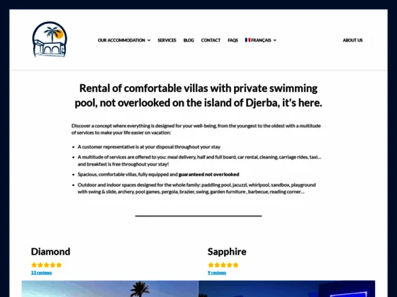 Ethic Village - location villa djerba avec piscine