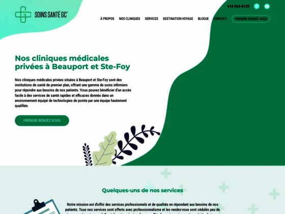 Soins Santé GC, clinique de santé voyage au Québec