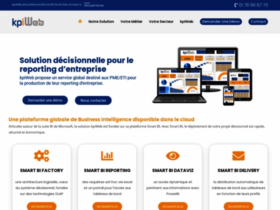 Solution décisionnelle Saas de reporting pour PME et ETI