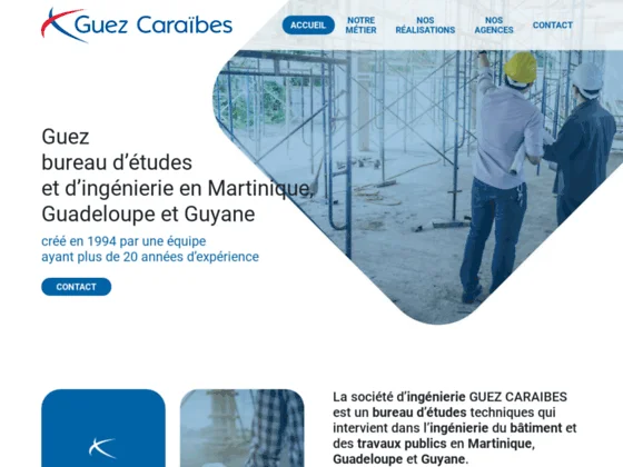 Entreprise BTP Martinique, Guadeloupe, Guyane - Guez Caraïbes 