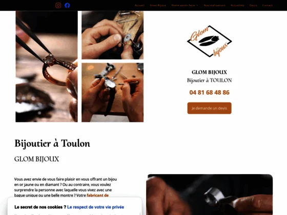 Passez commande pour une création de bijoux artisanaux à GLOM BIJOUX, bijoutier à Toulon